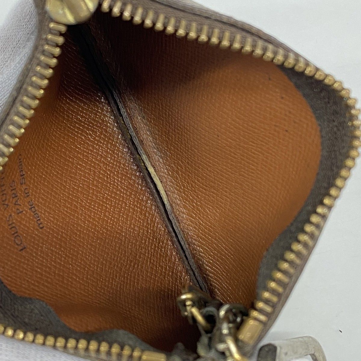 Louis Vuitton Coin Case Monogram Pochette Cles Brown — view 3