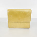 Louis Vuitton Trifold Wallet Vernis Portomonebiercarte Cles Beige — view 9