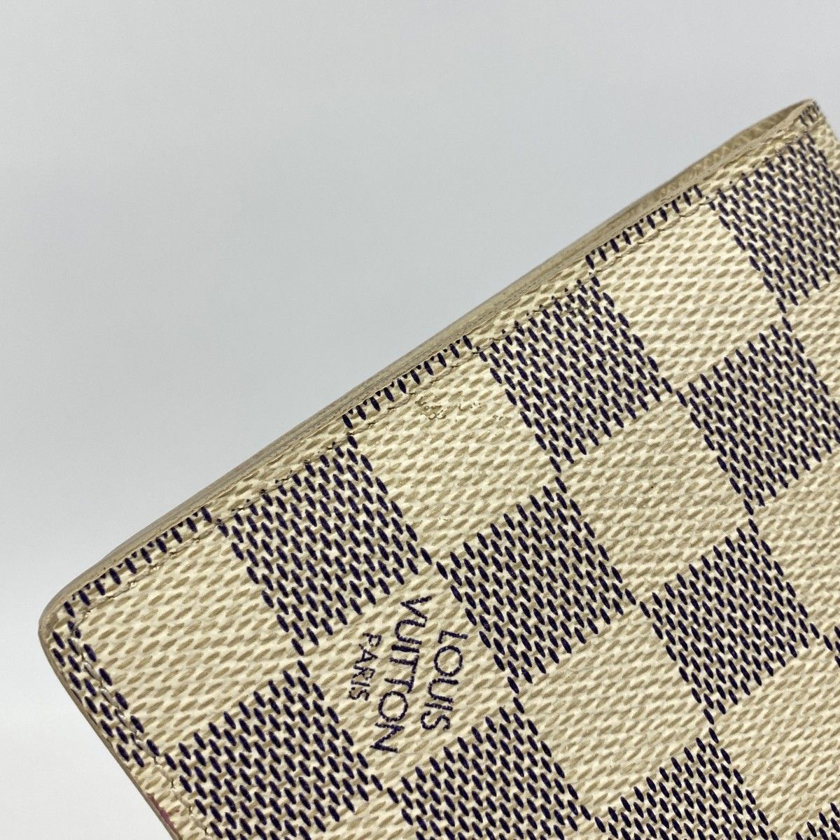 Louis Vuitton Wallet Damier Azur Portefeuille Marco White — view 7
