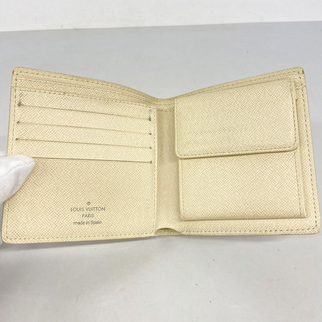 Louis Vuitton Wallet Damier Azur Portefeuille Marco White — view 3