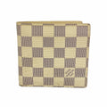 Louis Vuitton Wallet Damier Azur Portefeuille Marco White