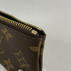 Louis Vuitton Coin Case Monogram Pochette Cles Brown — view 6