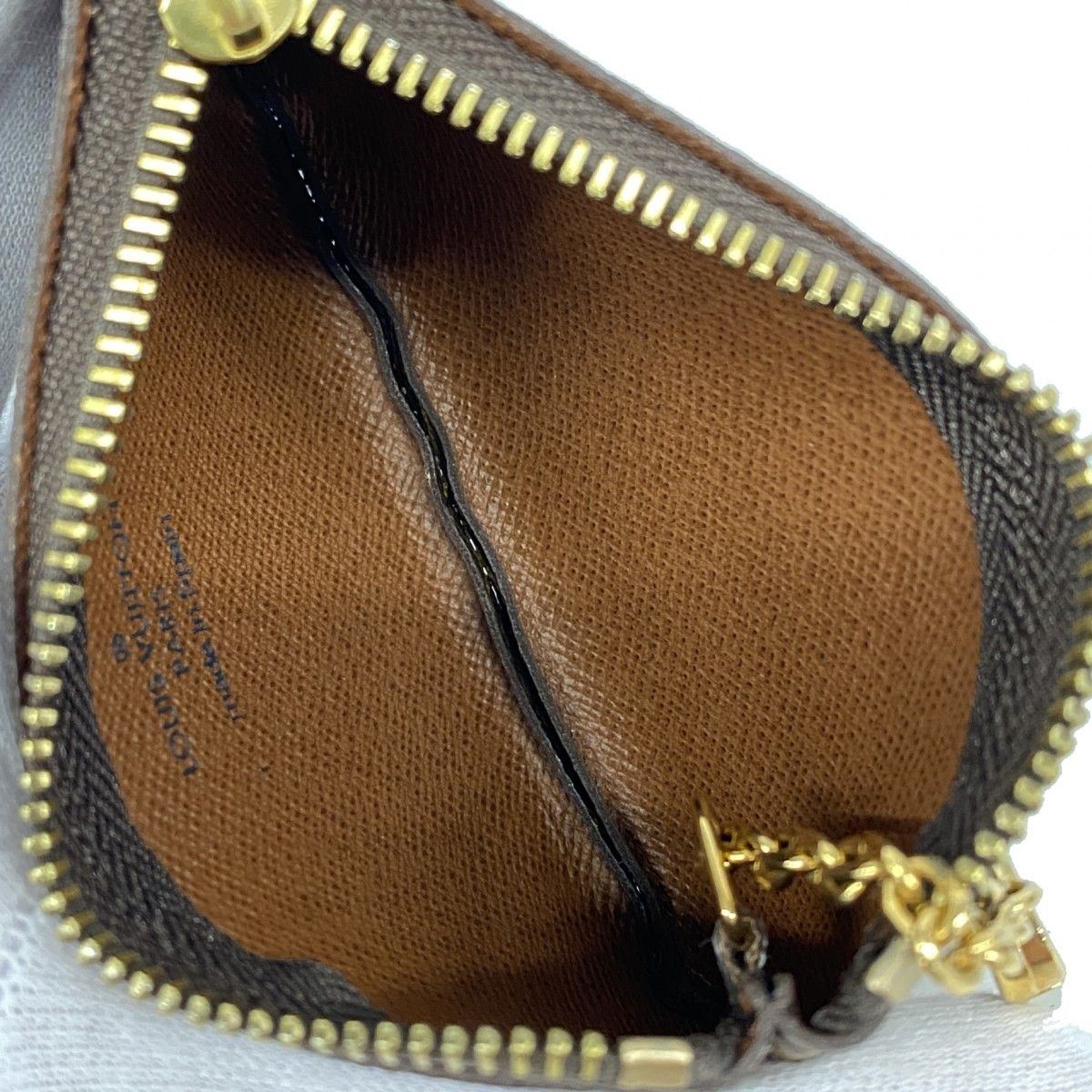 Louis Vuitton Coin Case Monogram Pochette Cles Brown — view 3