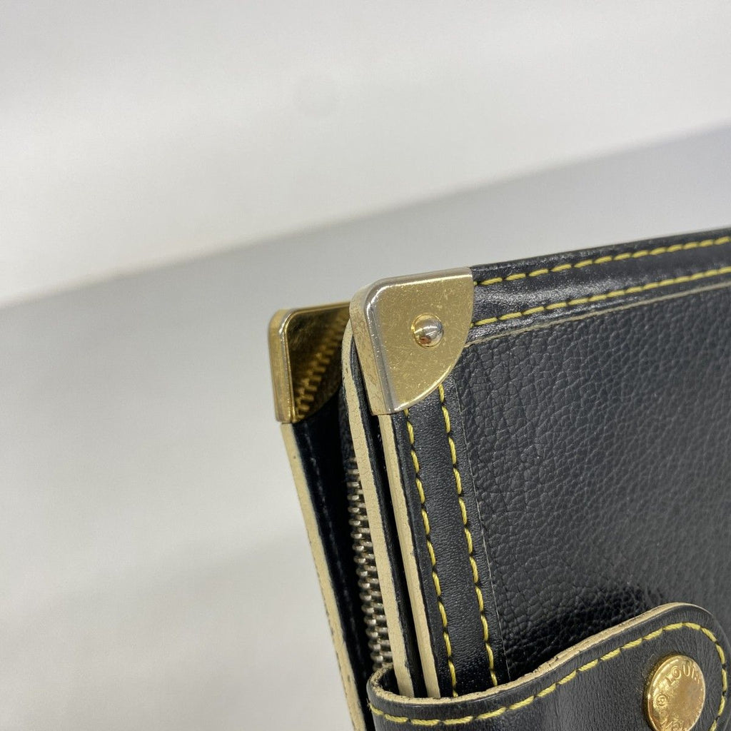 Louis Vuitton Wallet Suhali Compact Zip Noir — view 7