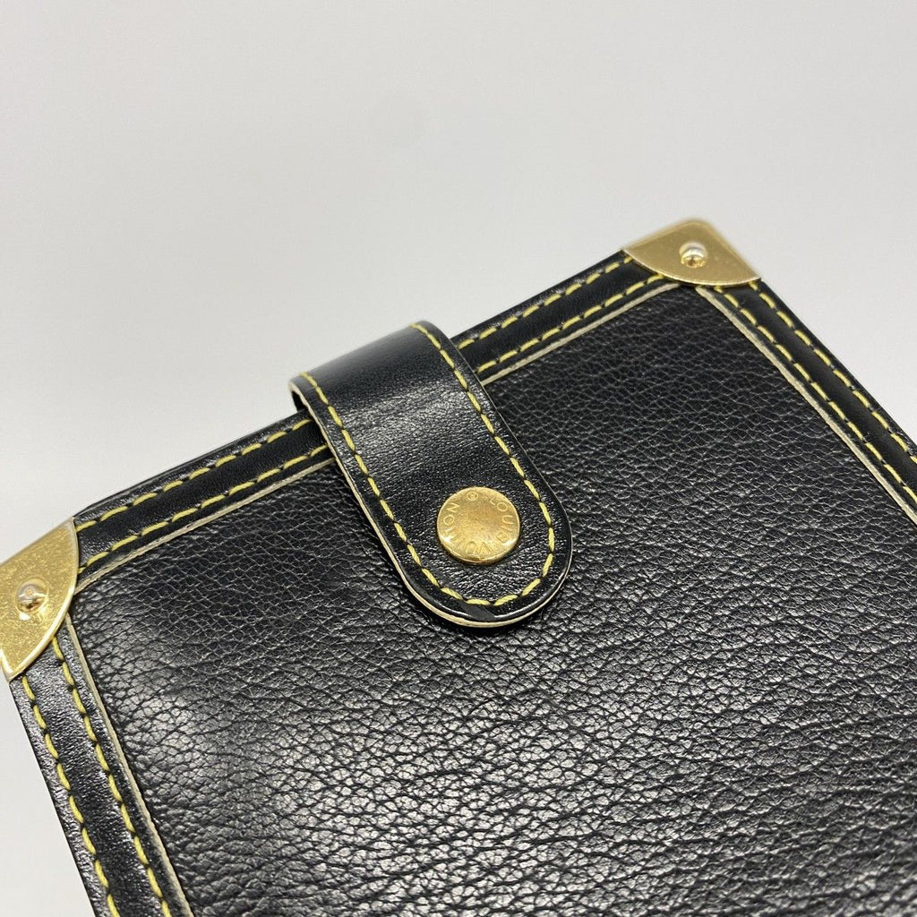 Louis Vuitton Wallet Suhali Compact Zip Noir — view 8