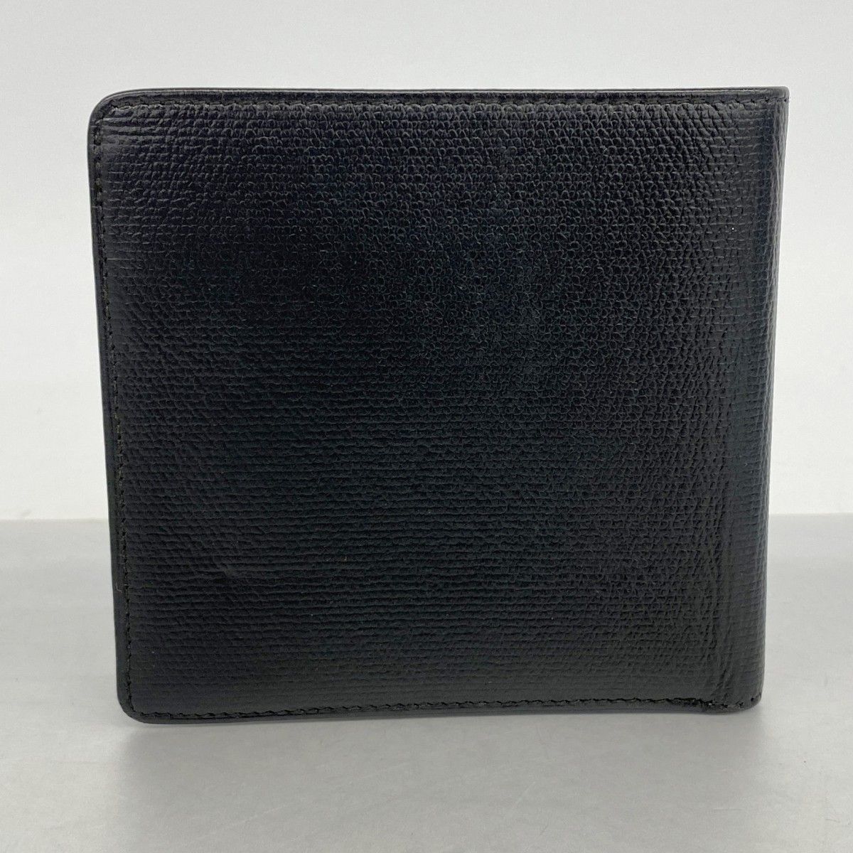 Chanel Wallet Coco Button Leather Black Silver — view 9