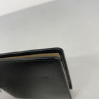 Chanel Wallet Coco Button Leather Black Silver — view 6