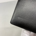 Chanel Wallet Coco Button Leather Black Silver — view 7