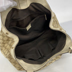 Gucci Tote GG Canvas Beige Champagne Gold — view 4