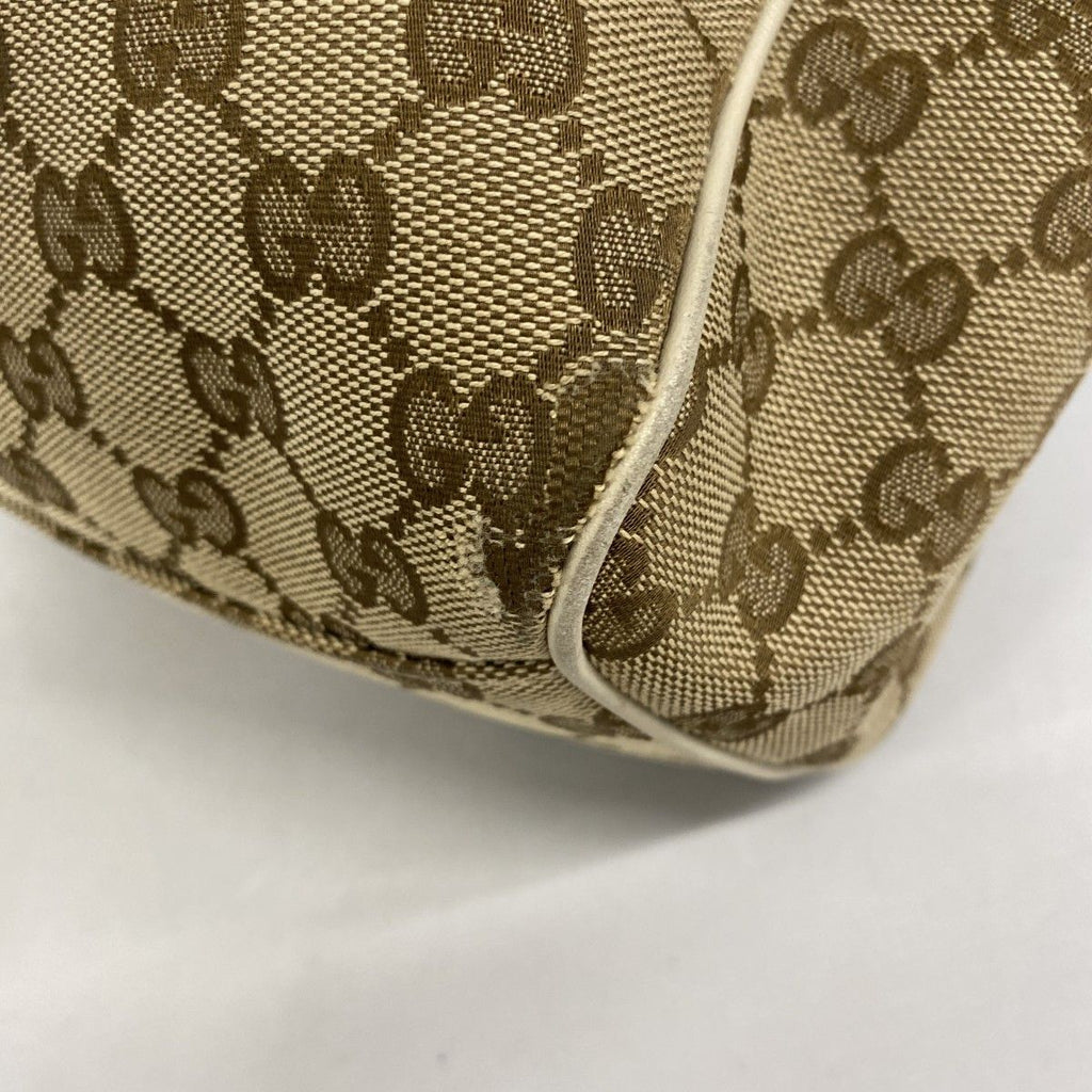 Gucci Tote GG Canvas Beige Champagne Gold — view 7