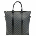 Louis Vuitton Handbag Damier Graphite Anton Tote Black Gray