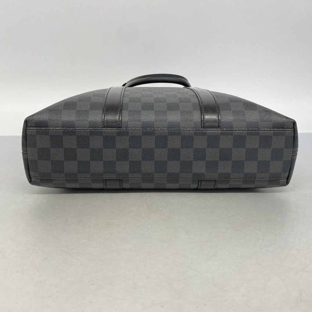 Louis Vuitton Handbag Damier Graphite Anton Tote Black Gray — view 3