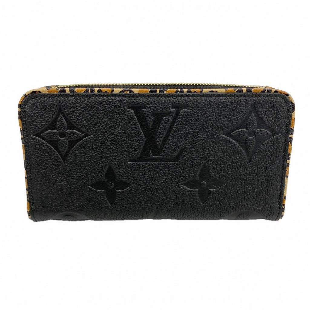 Louis Vuitton Wallet Monogram Empreinte Wild at Heart Zippy Noir