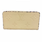 Louis Vuitton Wallet Monogram Empreinte Wild at Heart Zippy Cream