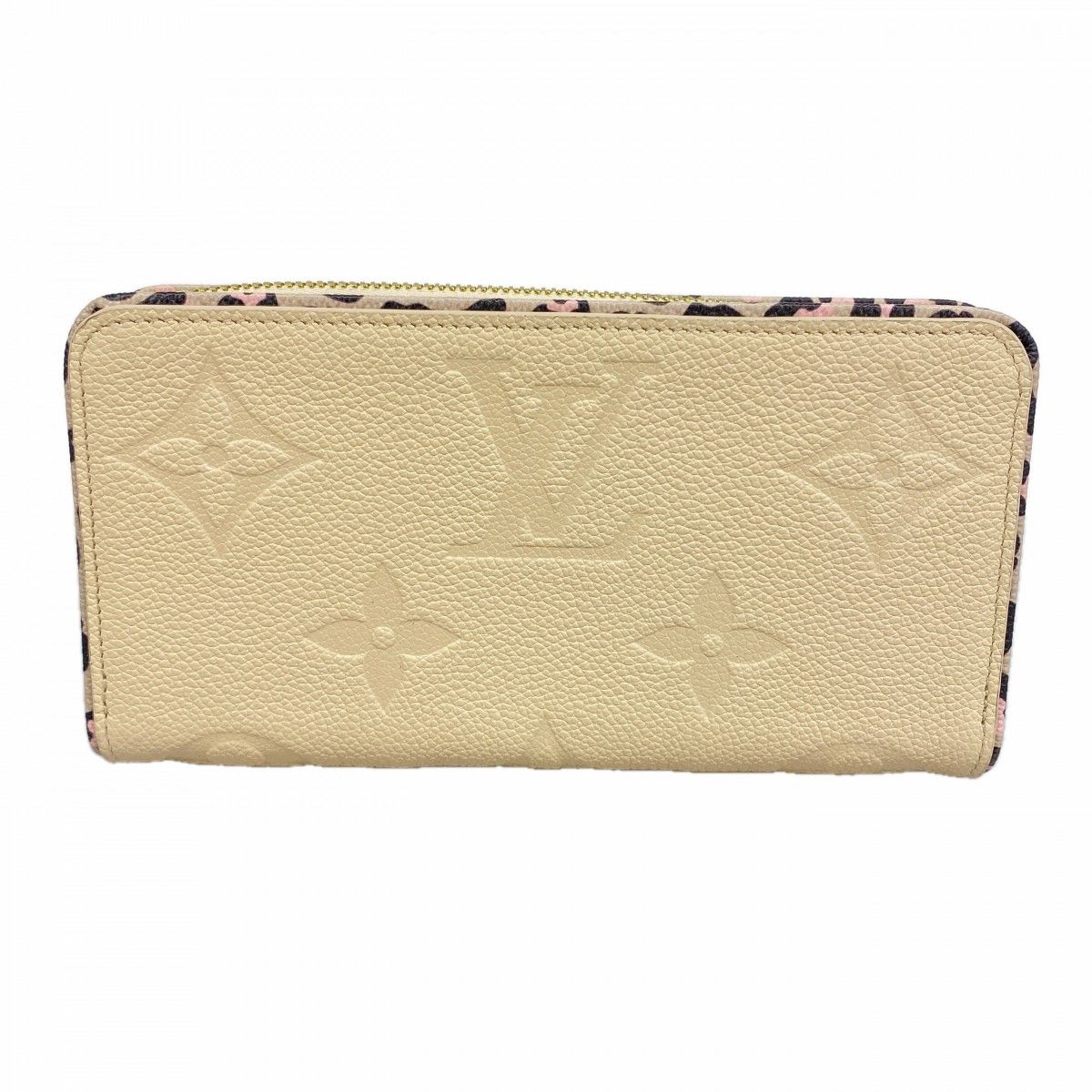 Louis Vuitton Wallet Monogram Empreinte Wild at Heart Zippy Cream