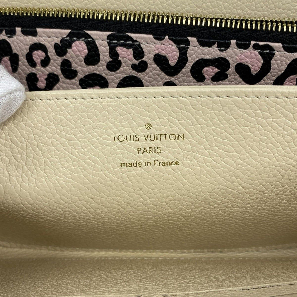 Louis Vuitton Wallet Monogram Empreinte Wild at Heart Zippy Cream — view 4
