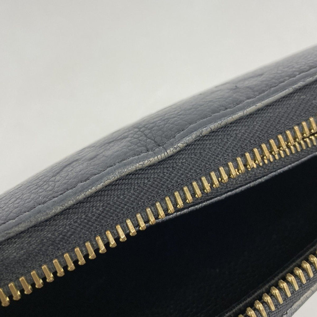 Louis Vuitton Wallet Monogram Empreinte Zippy Noir — view 6