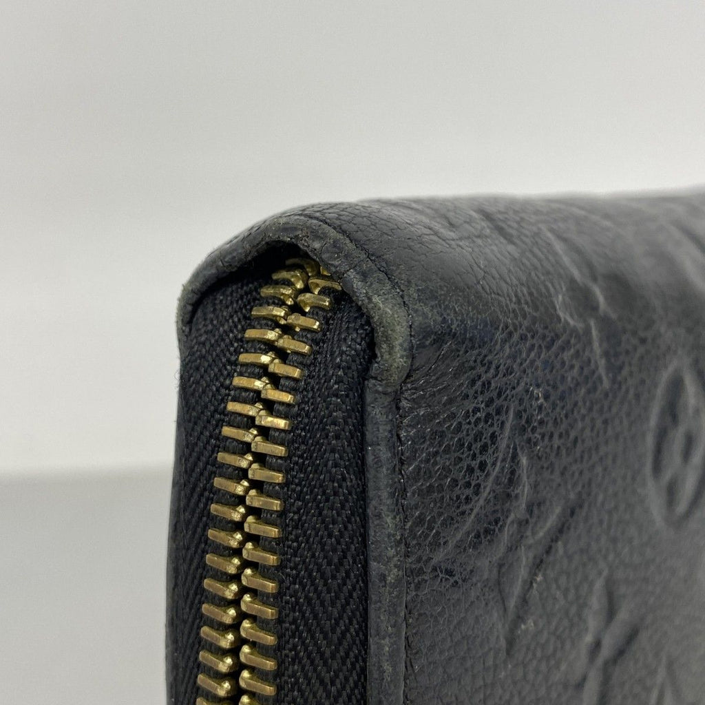 Louis Vuitton Wallet Monogram Empreinte Zippy Noir — view 7