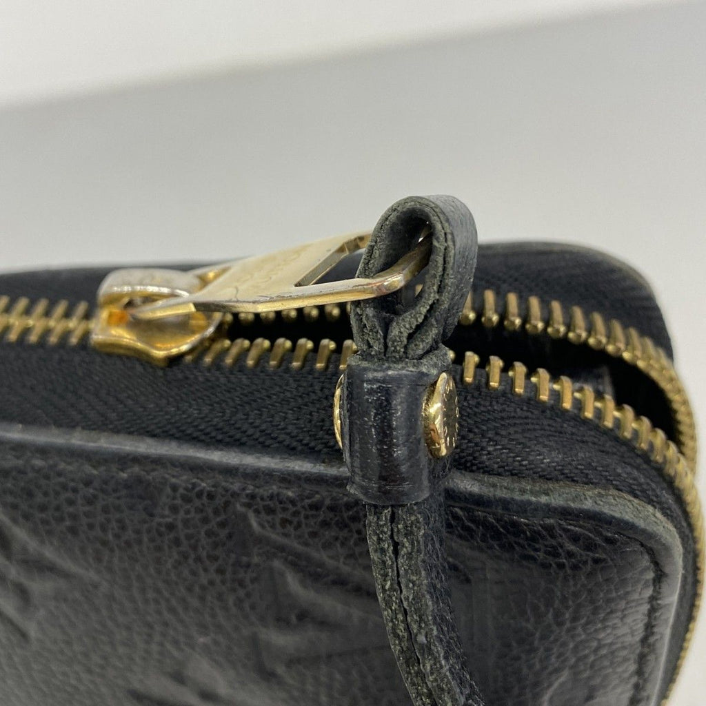 Louis Vuitton Wallet Monogram Empreinte Zippy Noir — view 8