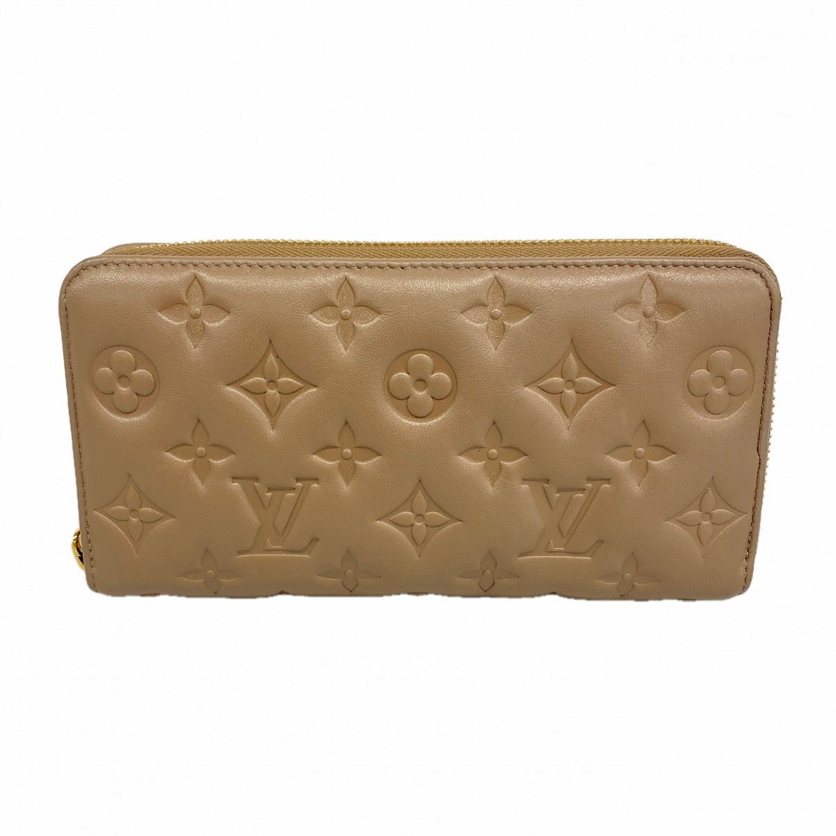 Louis Vuitton Wallet Monogram Embossed Zippy Tope