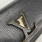 Louis Vuitton Wallet Taurillon Portefeuille Capucines Noir — view 7