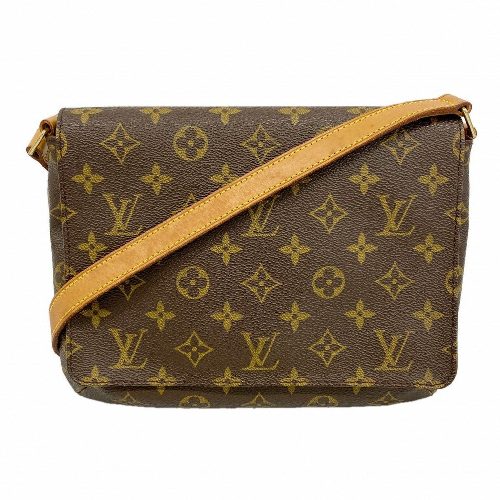 Louis Vuitton Shoulder Bag Monogram Musette Tango Short Strap Brown