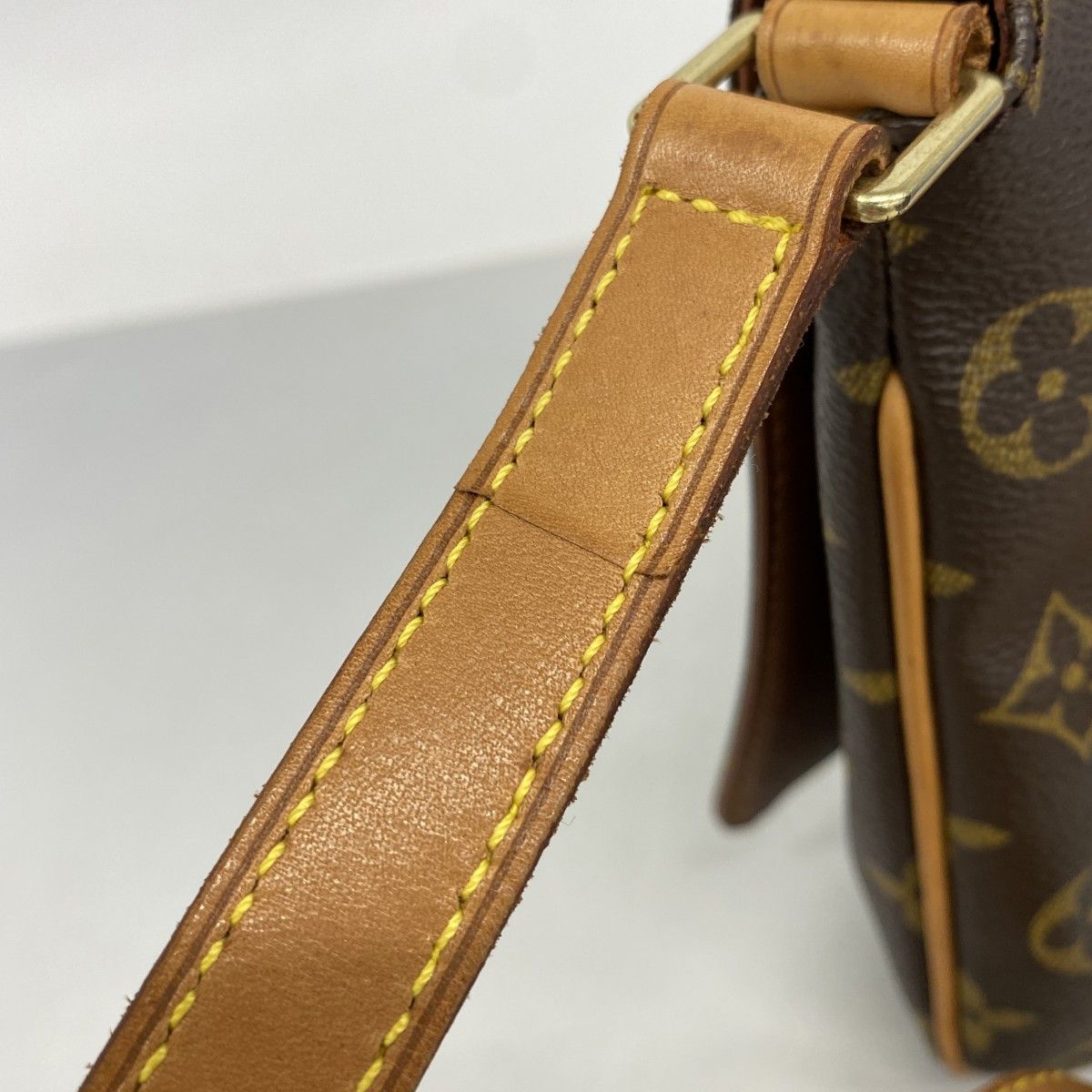 Louis Vuitton Shoulder Bag Monogram Musette Tango Short Strap Brown — view 9
