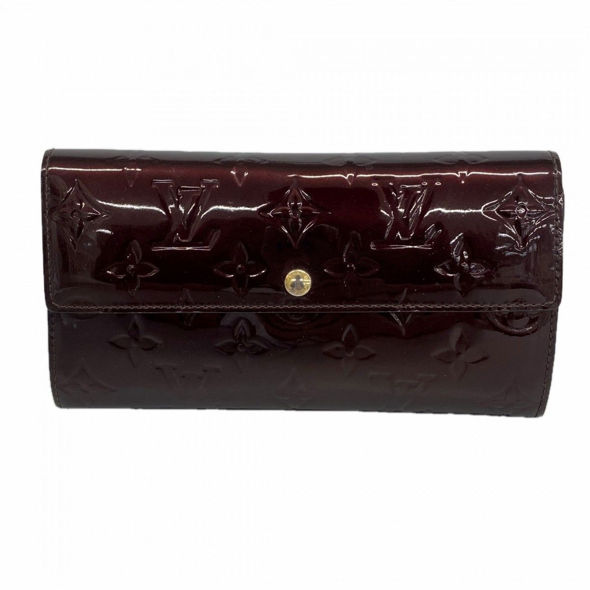 Louis Vuitton Wallet Vernis Portefeuille Sarah Amarante
