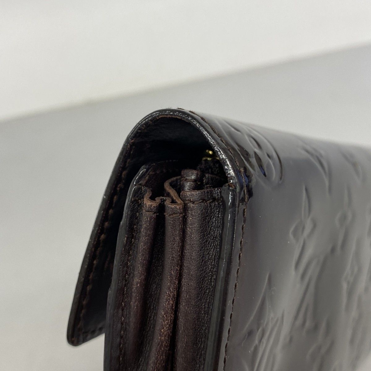 Louis Vuitton Wallet Vernis Portefeuille Sarah Amarante — view 6