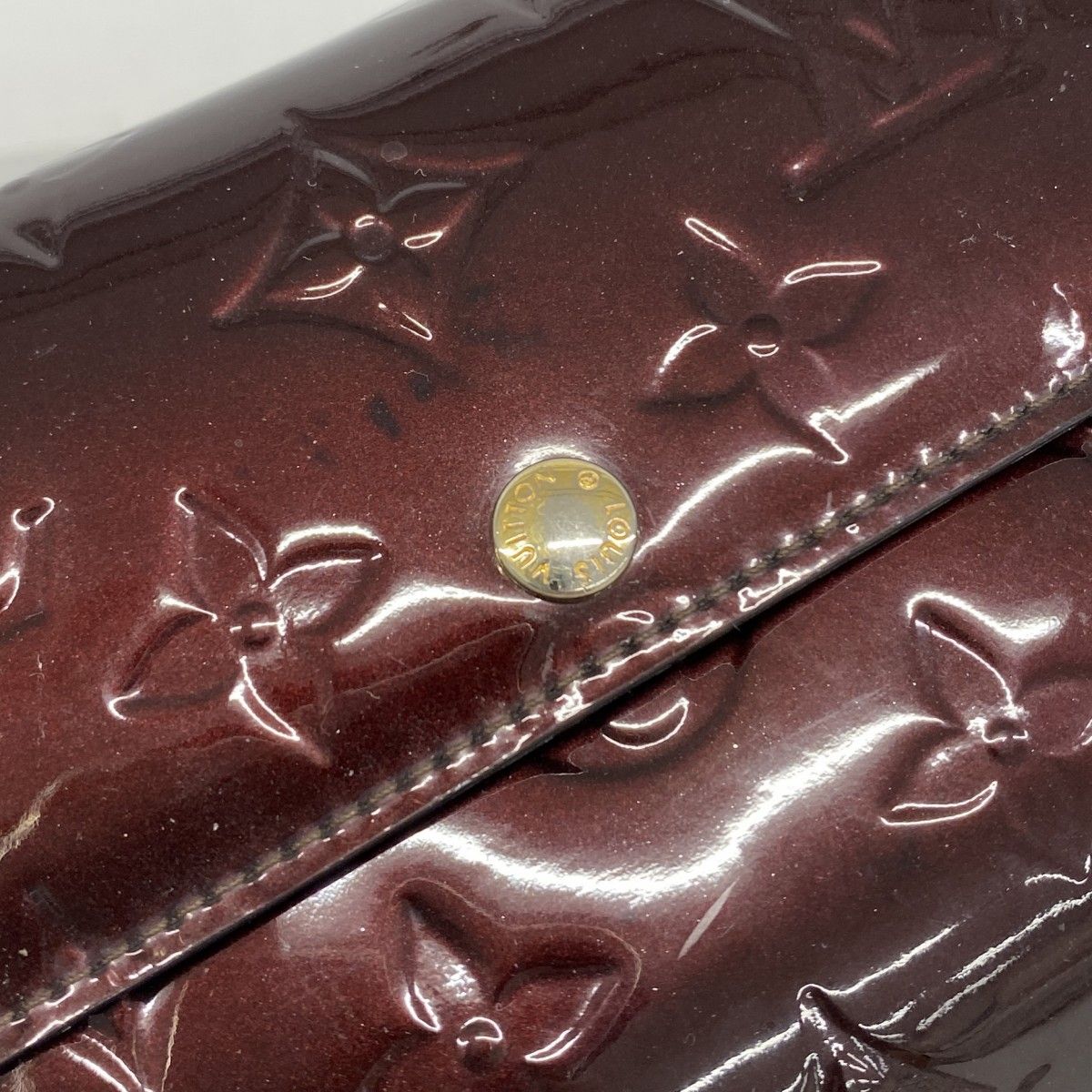 Louis Vuitton Wallet Vernis Portefeuille Sarah Amarante — view 7