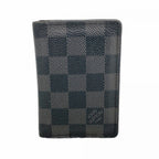 Louis Vuitton Card Case Damier Graphite Organizer de Poche Black Gray