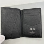 Louis Vuitton Card Case Damier Graphite Organizer de Poche Black Gray — view 3
