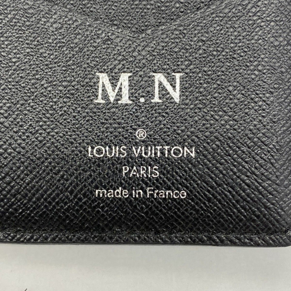 Louis Vuitton Card Case Damier Graphite Organizer de Poche Black Gray — view 4