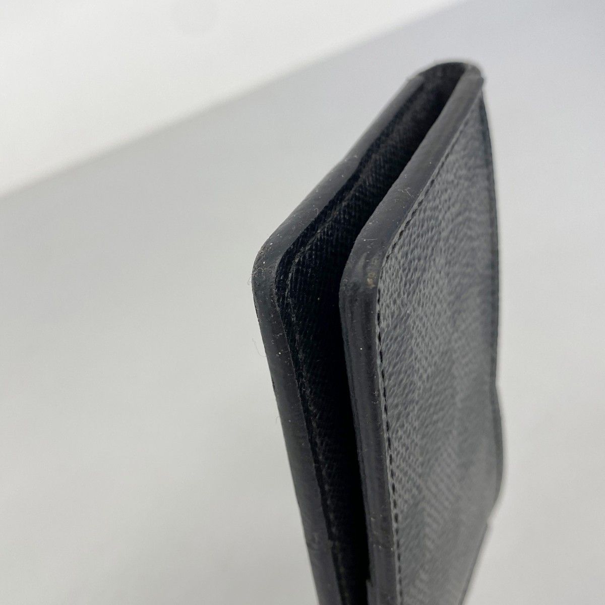 Louis Vuitton Card Case Damier Graphite Organizer de Poche Black Gray — view 7