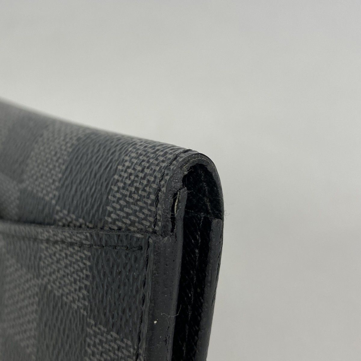 Louis Vuitton Card Case Damier Graphite Organizer de Poche Black Gray — view 6
