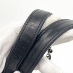 Chanel Shoulder Bag Chez Blanc Lambskin Black Silver — view 8