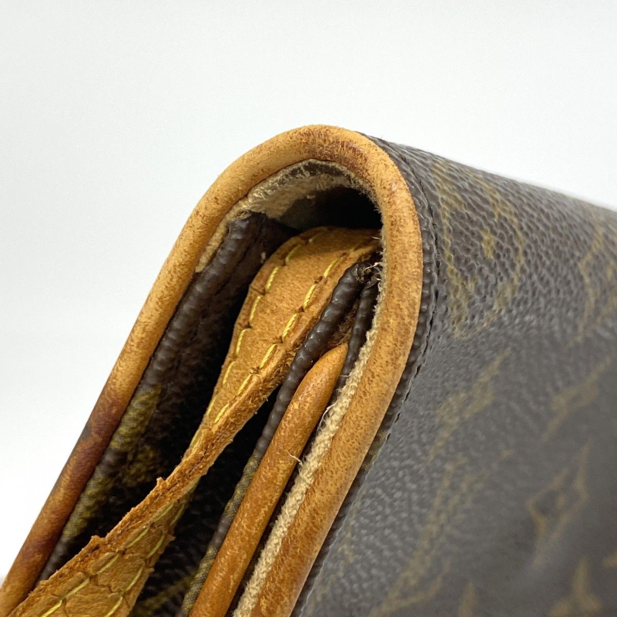 Louis Vuitton Shoulder Bag Monogram Pochette Twin PM Brown — view 7