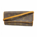 Louis Vuitton Shoulder Bag Monogram Pochette Twin PM Brown
