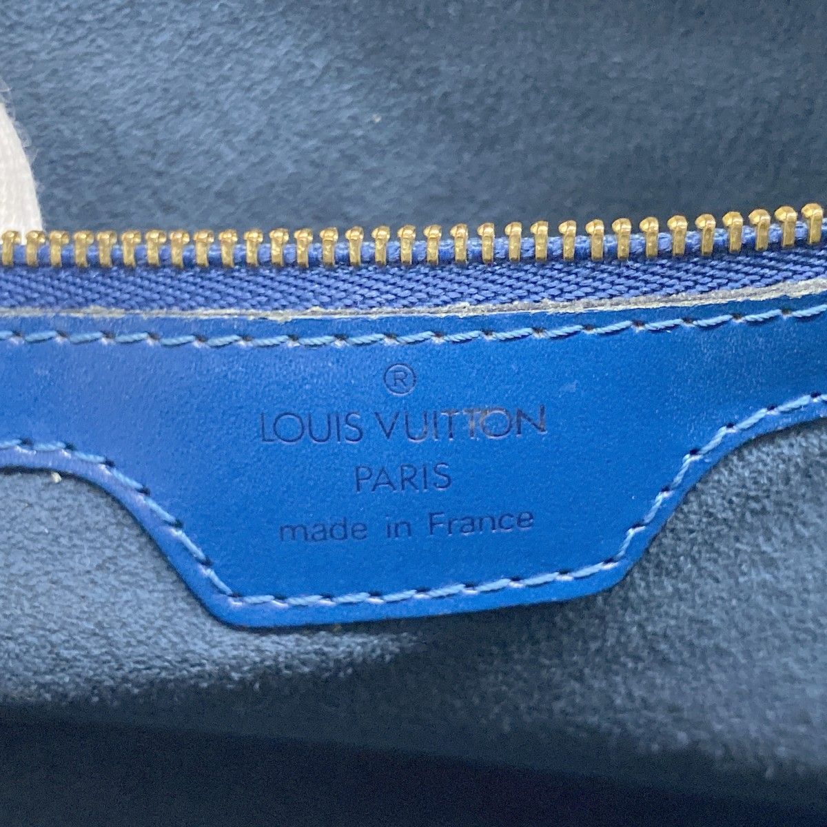 Louis Vuitton Shoulder Bag Epi Lussac Toledo Blue — view 5