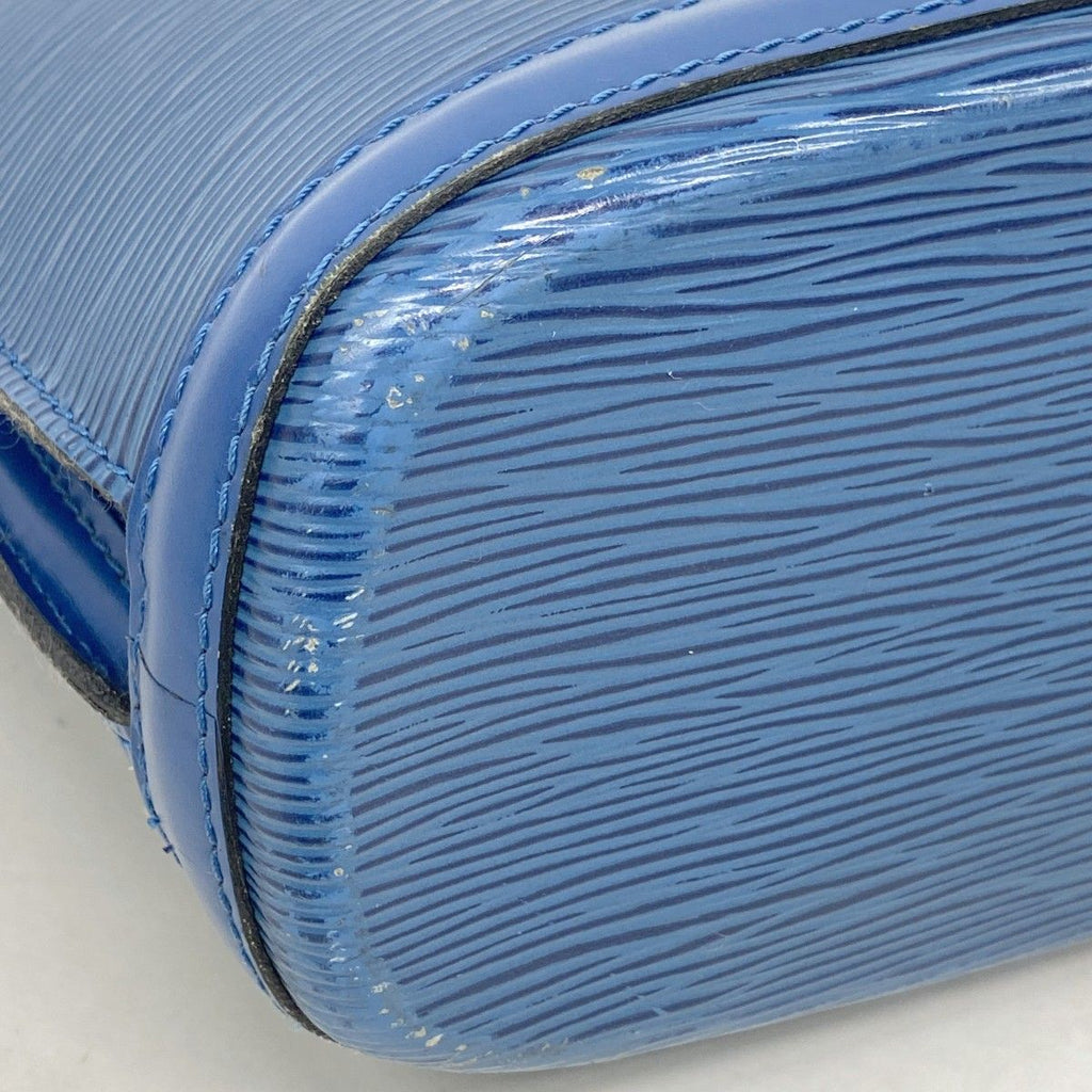 Louis Vuitton Shoulder Bag Epi Lussac Toledo Blue — view 7