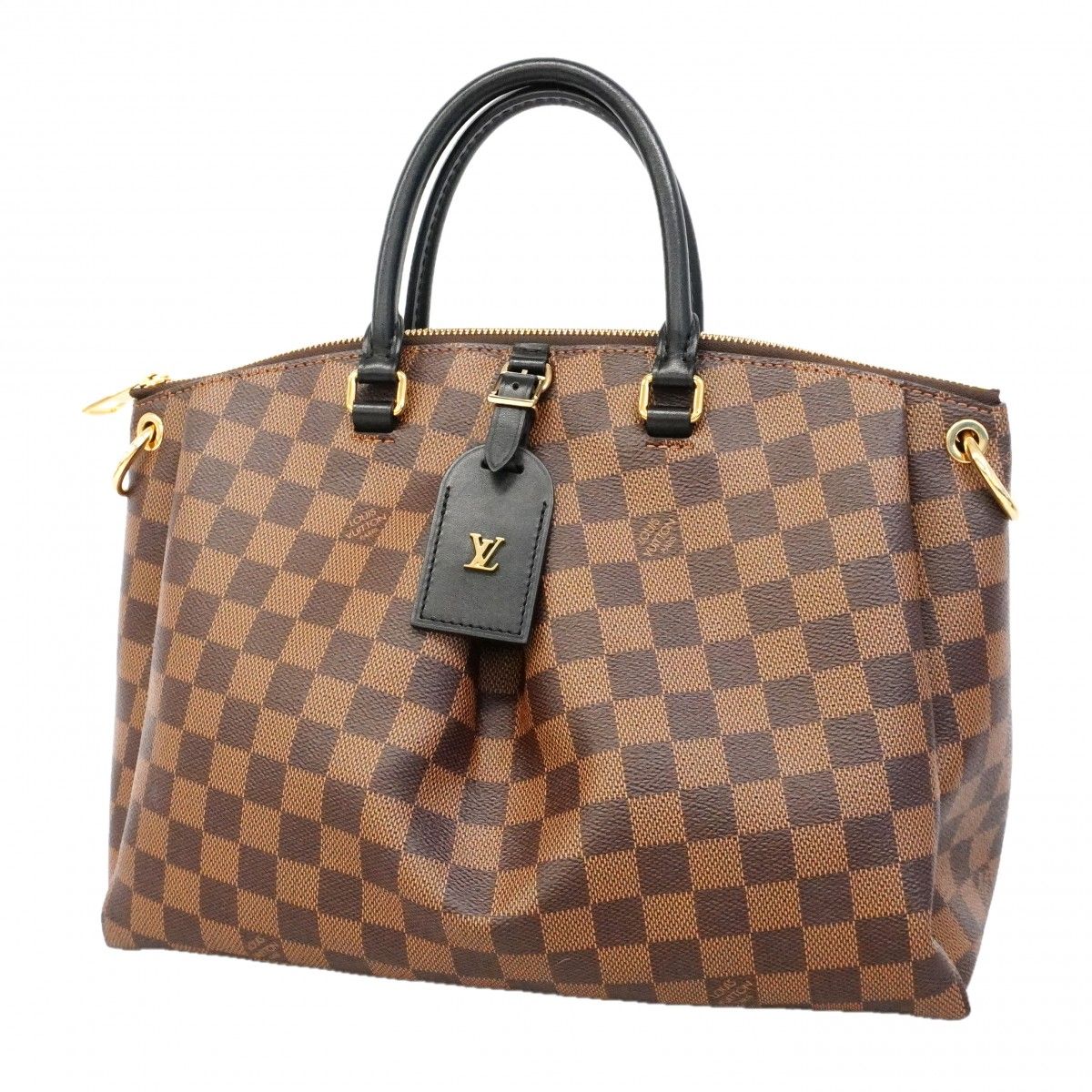 Louis Vuitton Handbag Damier Odeon Tote MM Ebene