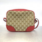Gucci Shoulder Bag GG Canvas Beige Red Gold — view 9