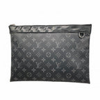Louis Vuitton Clutch Monogram Eclipse Pochette Discovery Black