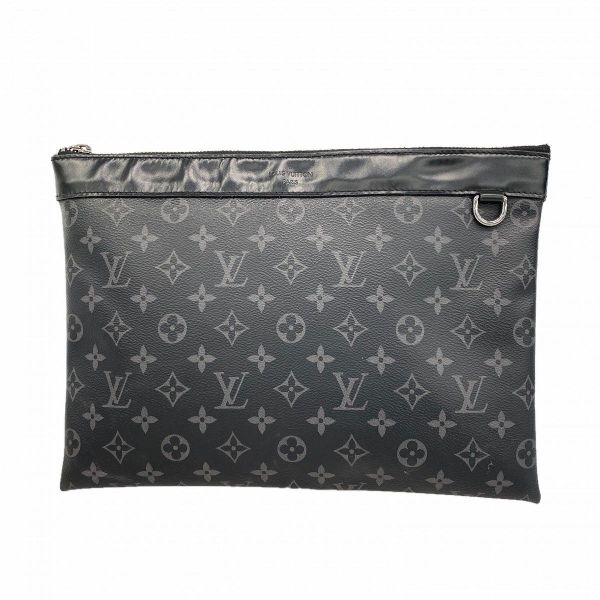 Louis Vuitton Clutch Monogram Eclipse Pochette Discovery Black