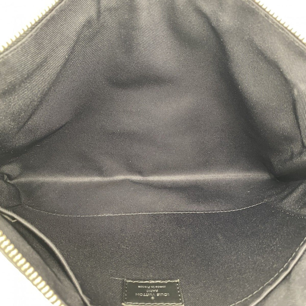 Louis Vuitton Clutch Monogram Eclipse Pochette Discovery Black — view 4