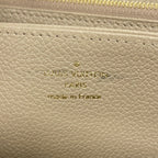 Louis Vuitton Wallet Monogram Empreinte Zippy Tourtelle Cream Bicolor — view 4