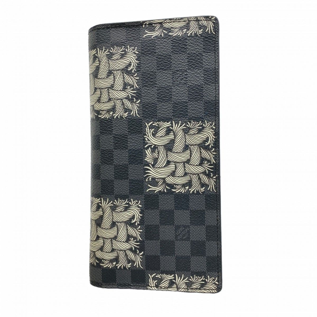 Louis Vuitton Wallet Damier Graphite Portefeuille Brazza Black Christopher Nemes