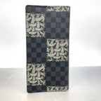 Louis Vuitton Wallet Damier Graphite Portefeuille Brazza Black Christopher Nemes — view 8