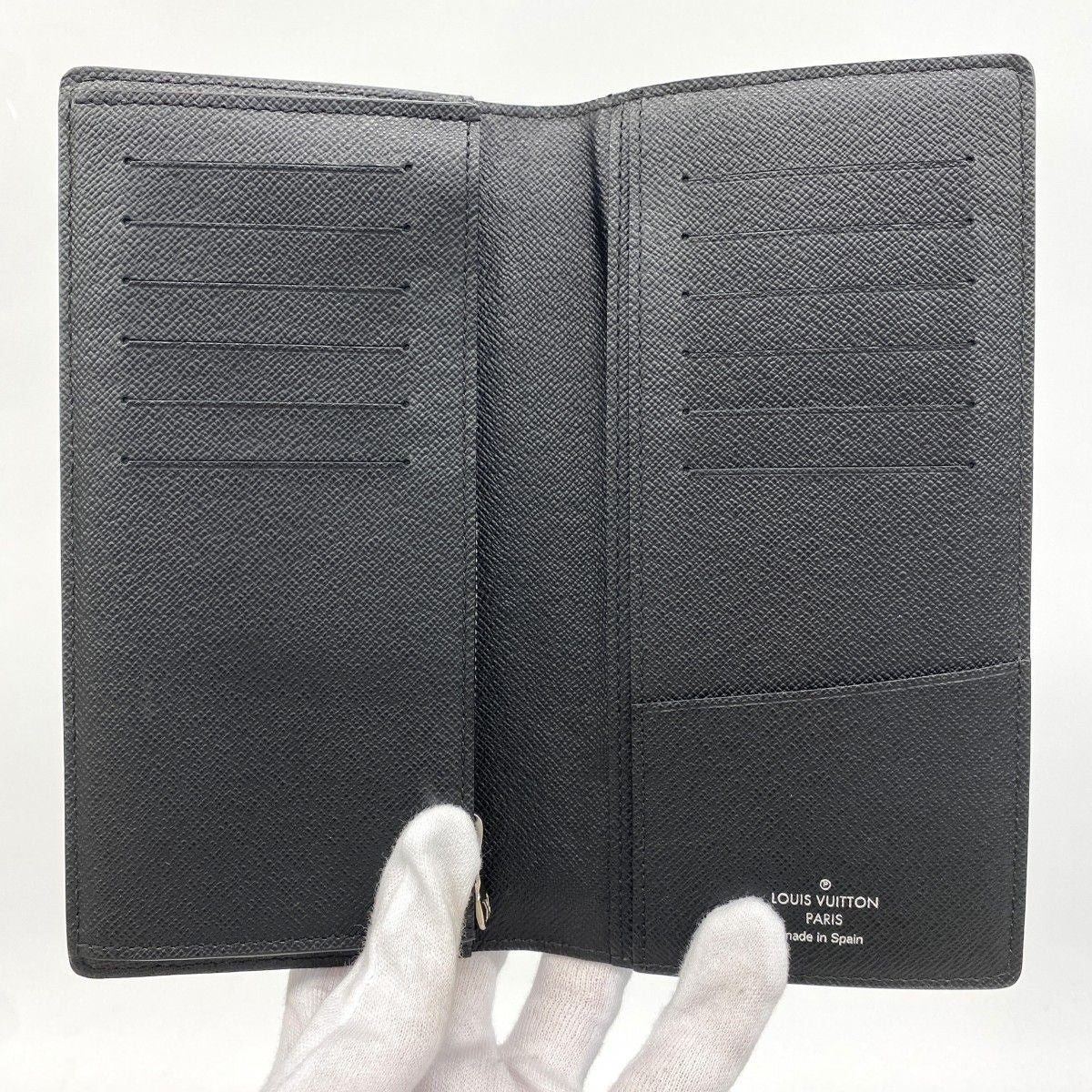 Louis Vuitton Wallet Damier Graphite Portefeuille Brazza Black Christopher Nemes — view 3