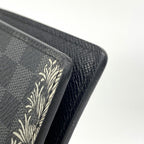 Louis Vuitton Wallet Damier Graphite Portefeuille Brazza Black Christopher Nemes — view 6